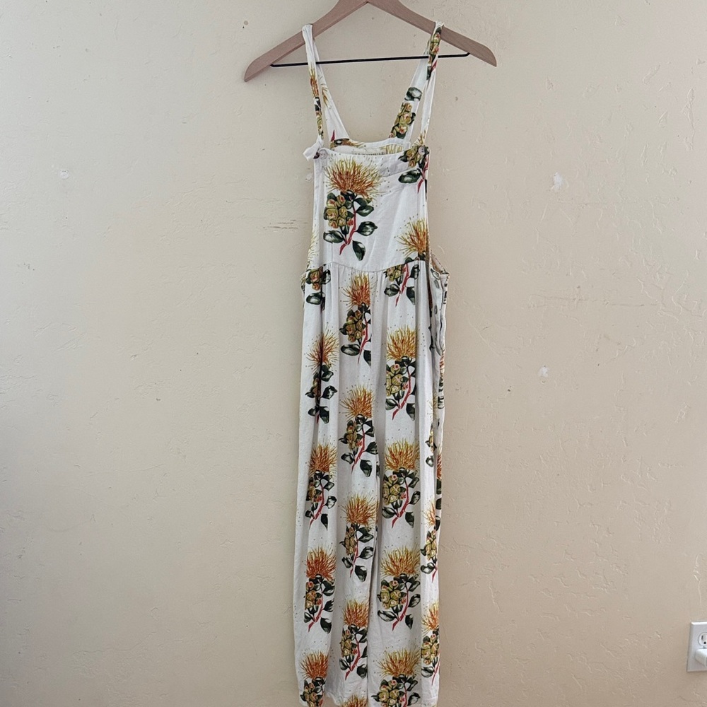 Alohiwai linen lehua jumper